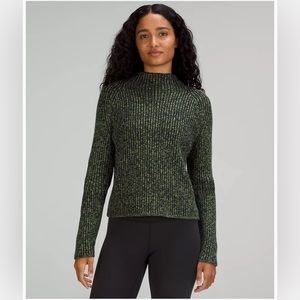 Cotton Cashmere Mockneck Sweater